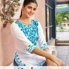 Blue Hills Gulmarg Rayon Woolen Work Side Cut Short Kurti Wholesale