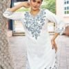 Latest Blue Hills Gulmarg Rayon Woolen Work Side Cut Short Kurti Wholesale 2026
