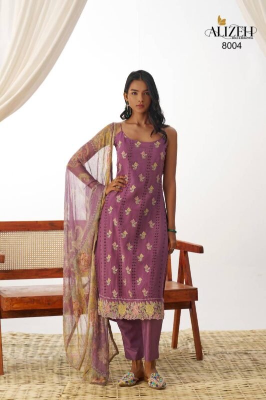 Launching Alizeh Swara Organza Designer Salwar Suit Collection Wholesale 2026