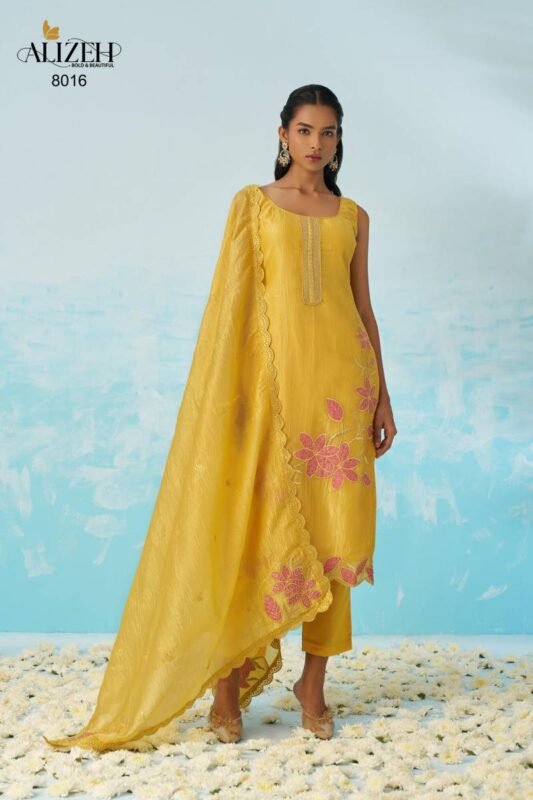 Buy Alizeh Jasmine Fancy Crush Designer Salwar Suit Collection Wholesale 2026