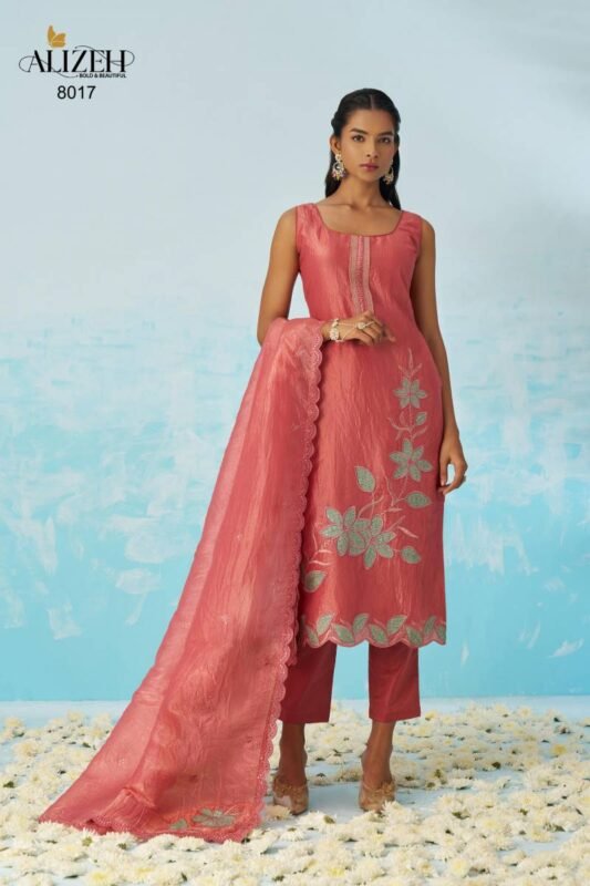 Buy Alizeh Jasmine Fancy Crush Designer Salwar Suit Collection Wholesale 2026