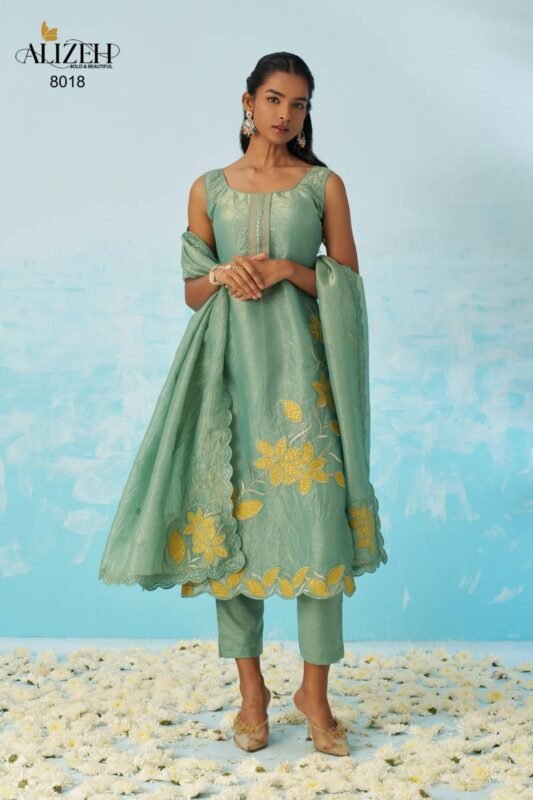 Buy Alizeh Jasmine Fancy Crush Designer Salwar Suit Collection Wholesale 2026