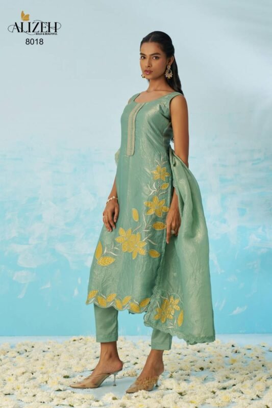 Buy Alizeh Jasmine Fancy Crush Designer Salwar Suit Collection Wholesale 2026