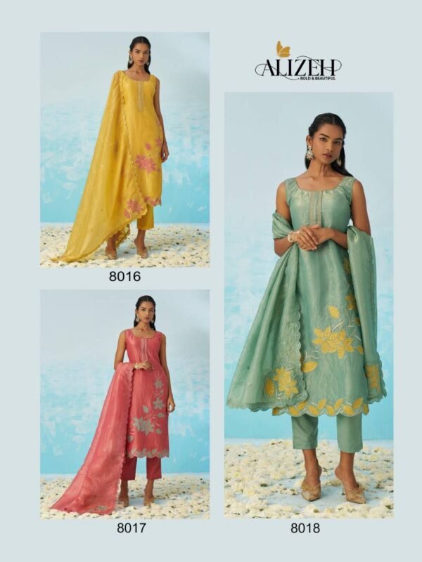 Buy Alizeh Jasmine Fancy Crush Designer Salwar Suit Collection Wholesale 2026
