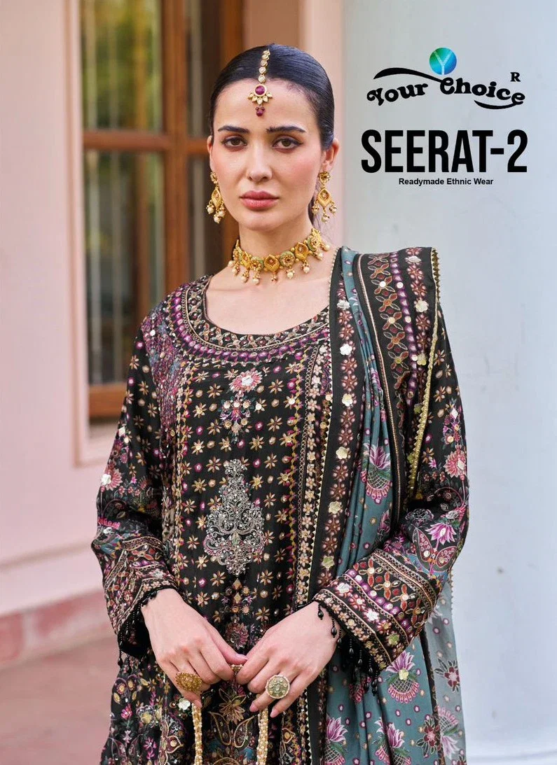 Your Choice Seerat 2 Chinon Designer Salwar Kameez Collection Wholesale