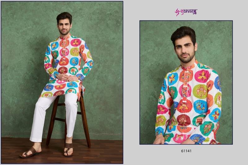 Stylish Shubhvastra Kurta Culture Rayon Embroidered Work Kurta Collection Wholesale 2026