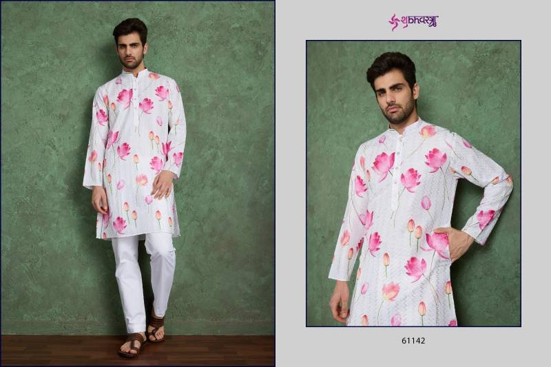 Stylish Shubhvastra Kurta Culture Rayon Embroidered Work Kurta Collection Wholesale 2026