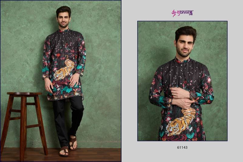Stylish Shubhvastra Kurta Culture Rayon Embroidered Work Kurta Collection Wholesale 2026