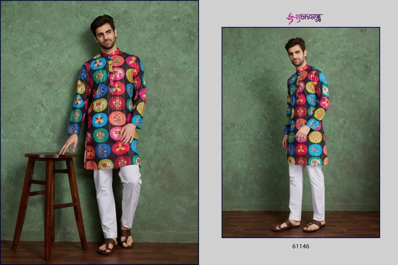 Stylish Shubhvastra Kurta Culture Rayon Embroidered Work Kurta Collection Wholesale 2026