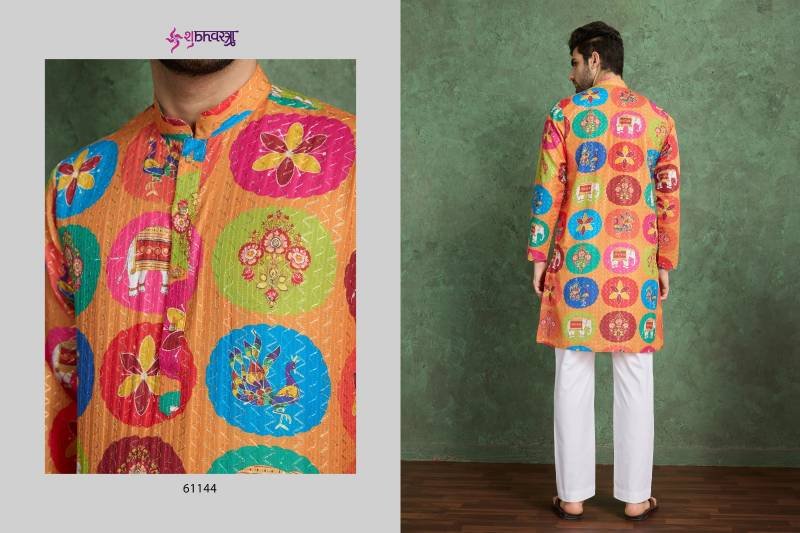 Stylish Shubhvastra Kurta Culture Rayon Embroidered Work Kurta Collection Wholesale 2026