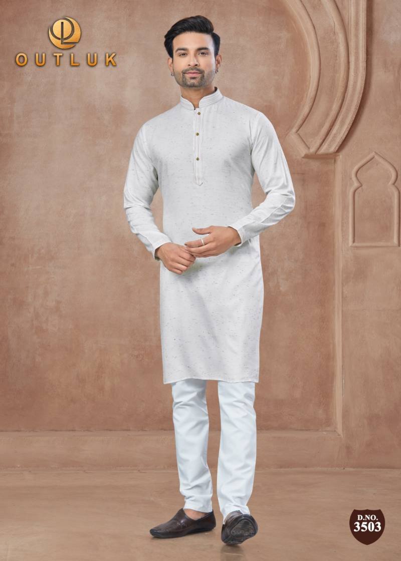 Beautiful Outluk Wedding Collection Vol 35 Cotton Kurta With Pajama Collection Wholesale 2026