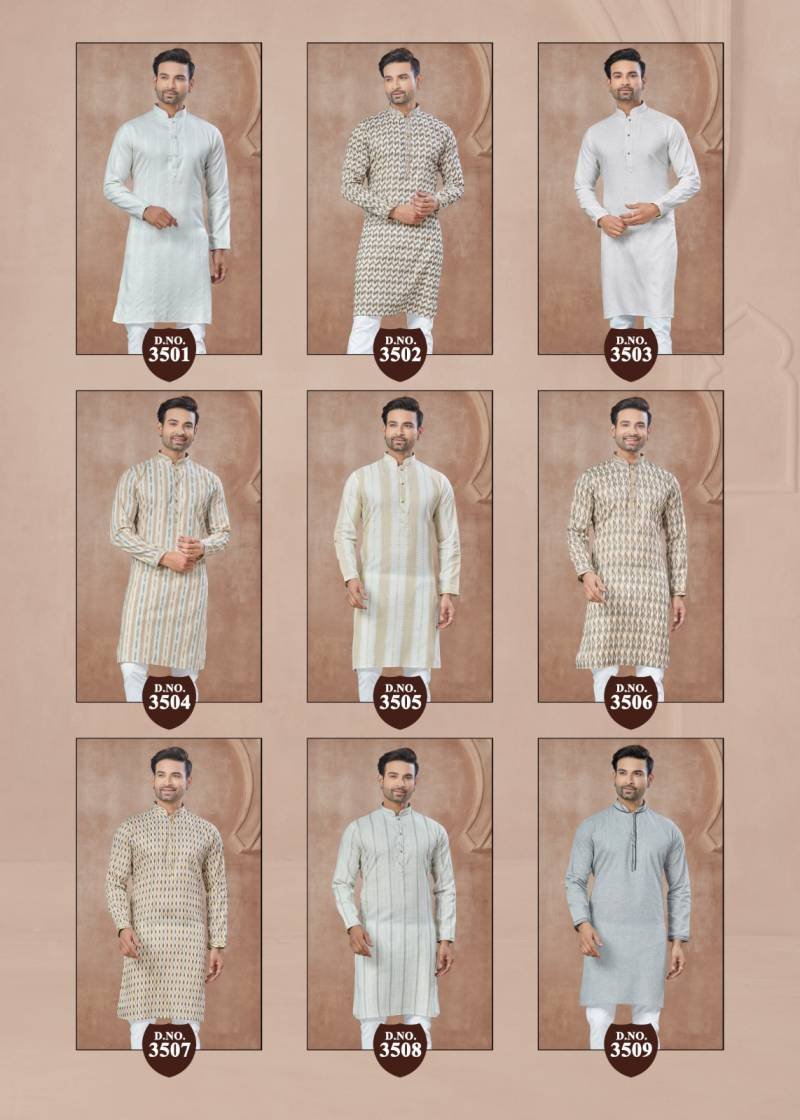 Beautiful Outluk Wedding Collection Vol 35 Cotton Kurta With Pajama Collection Wholesale 2026