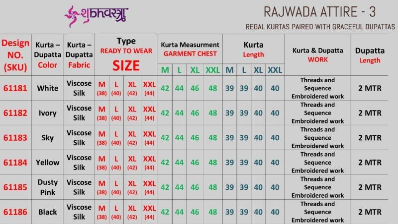 Launching Shubhvastra Rajwada Attire 3 Viscose Silk Mens Kurta With Dupatta Wholesale 2026