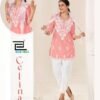 Latest Blue Hills Celina Rayon Embroidery Work Kurti With Bottom Collection Wholesale 2026