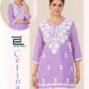 Latest Blue Hills Celina Rayon Embroidery Work Kurti With Bottom Collection Wholesale 2026