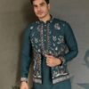 Shubhvastra Rajwada Attire 4 Viscose Silk Mens Traditional Wear Wholesale