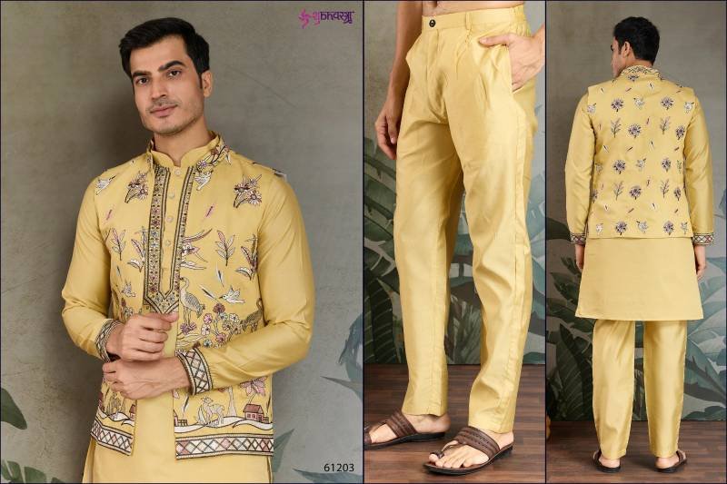 Stylish Shubhvastra Rajwada Attire 4 Viscose Silk Mens Traditional Wear Wholesale 2026