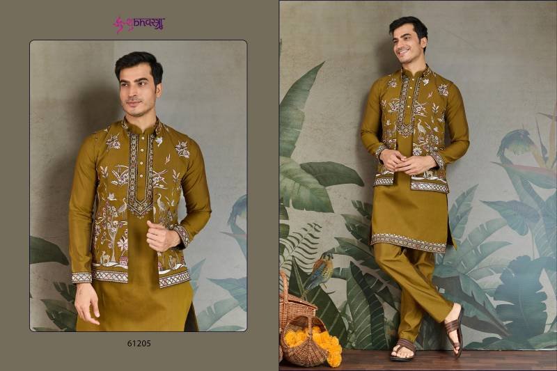 Stylish Shubhvastra Rajwada Attire 4 Viscose Silk Mens Traditional Wear Wholesale 2026