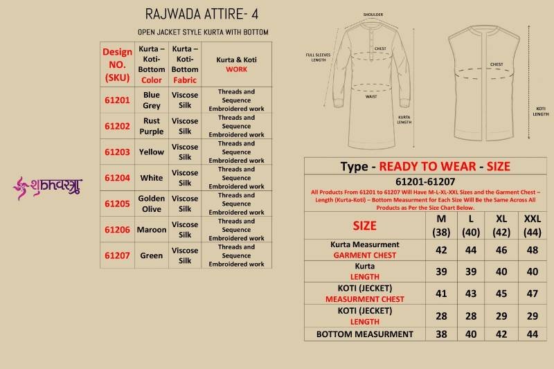 Stylish Shubhvastra Rajwada Attire 4 Viscose Silk Mens Traditional Wear Wholesale 2026