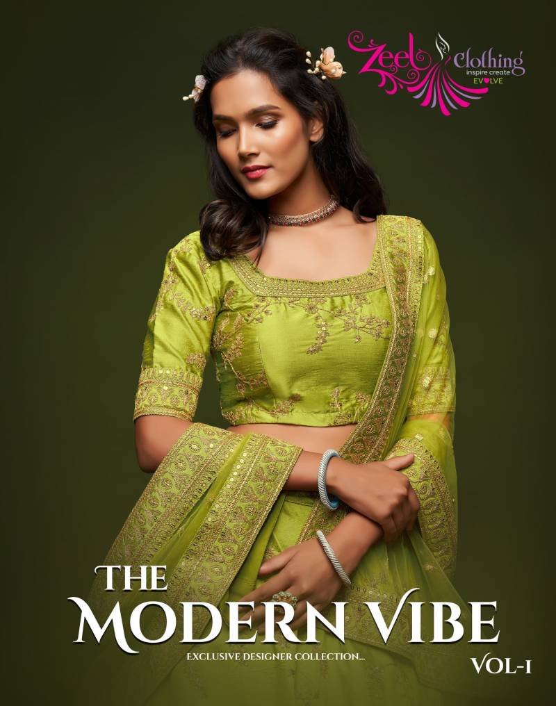 Zeel The Modern Vibe Vol 1 Designer Art Silk Lehenga Choli Wholesale