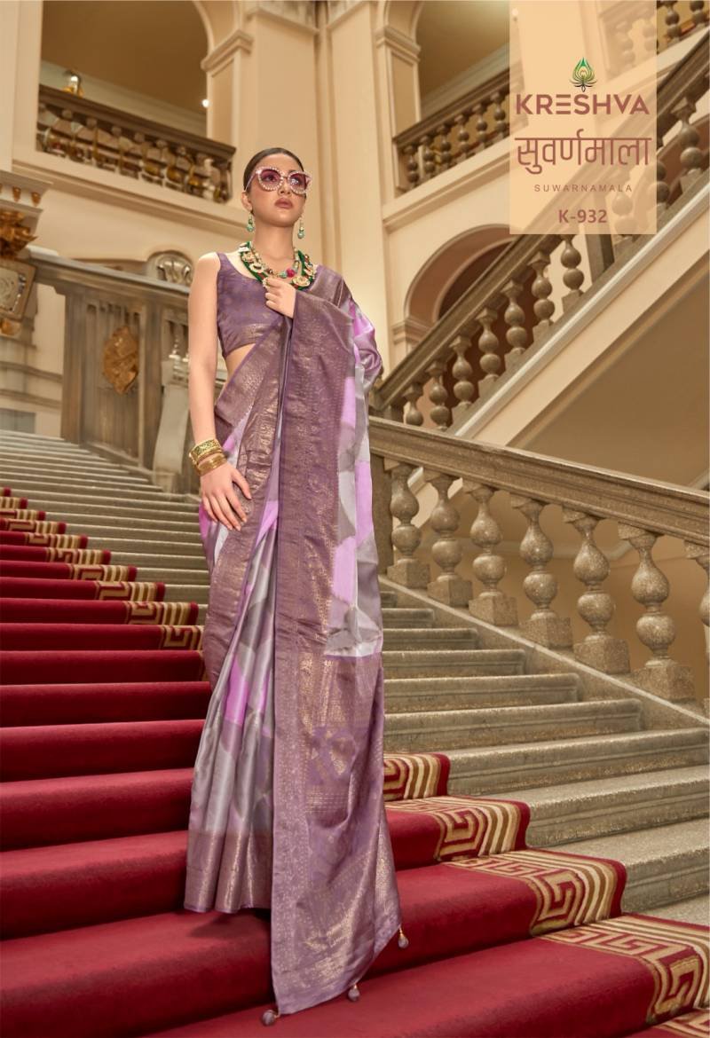 Kreshva Suwarnamala Gaji Satin Fancy Sarees Wholesale