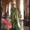 Buy Rajtex Kilkari Tussar Silk Handloom Weaving Fancy Saree Wholesale 2026