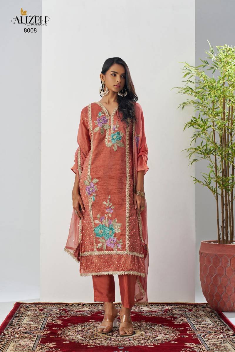 Beautiful Alizeh Ehsaas Fancy Crush Designer Salwar Kameez Wholesale 2026