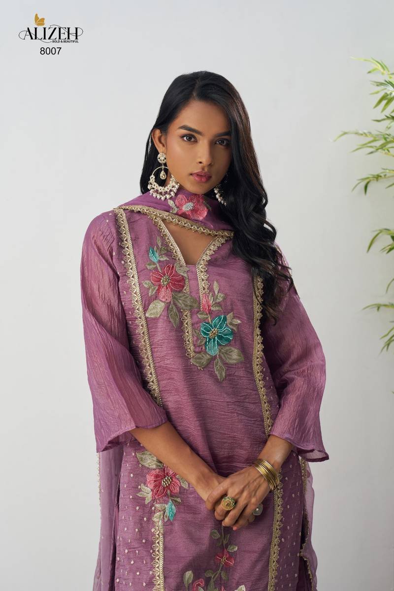 Beautiful Alizeh Ehsaas Fancy Crush Designer Salwar Kameez Wholesale 2026