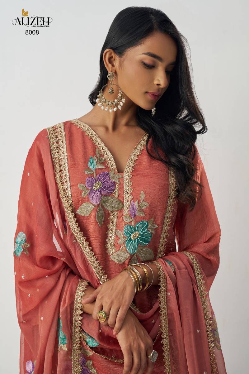 Beautiful Alizeh Ehsaas Fancy Crush Designer Salwar Kameez Wholesale 2026