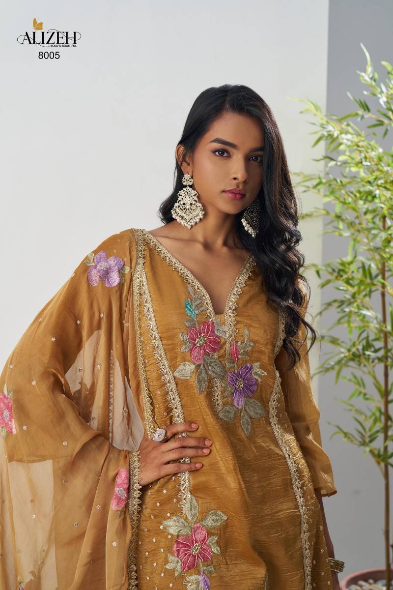 Beautiful Alizeh Ehsaas Fancy Crush Designer Salwar Kameez Wholesale 2026