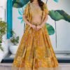 Buy Zeel 7050 Yellow Designer Chinon Embroidered Lehenga Choli Wholesale 2026