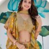 Buy Zeel 7050 Yellow Designer Chinon Embroidered Lehenga Choli Wholesale 2026