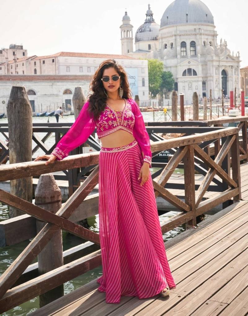 Latest Sayuri Naina Designer Viscose Jacquard Indo Western Collection Wholesale 2026