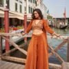 Latest Sayuri Naina Designer Viscose Jacquard Indo Western Collection Wholesale 2026