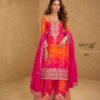 Beautiful Sayuri Rangeela Chinon Silk Embroidered Suit Collection Wholesale 2026