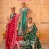 Kreshva Alaknanda K060 to K065 Twp Georgette Weaving Butta Saree Wholesale