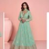 Stylish Sayuri Saheen Viscose Jacquard Embroidered Gown With Dupatta Wholesale 2026