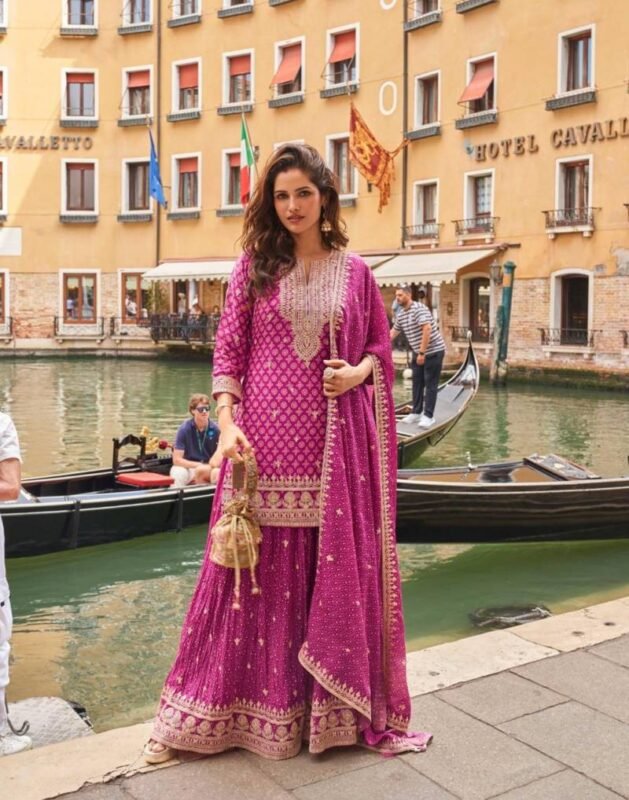 Buy Sayuri Meena Premium Chinon Silk Salwar Suits Collection Wholesale 2026