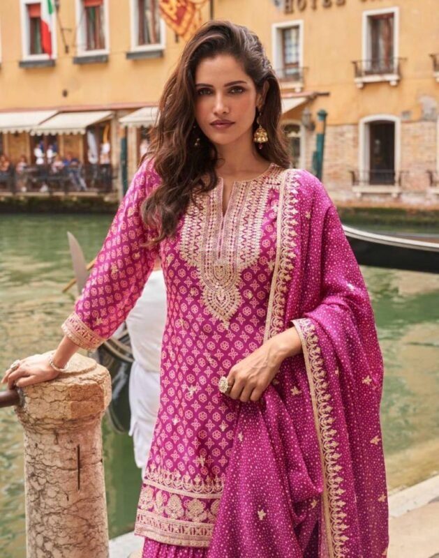 Buy Sayuri Meena Premium Chinon Silk Salwar Suits Collection Wholesale 2026