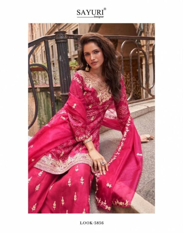 Buy Sayuri Meena Premium Chinon Silk Salwar Suits Collection Wholesale 2026