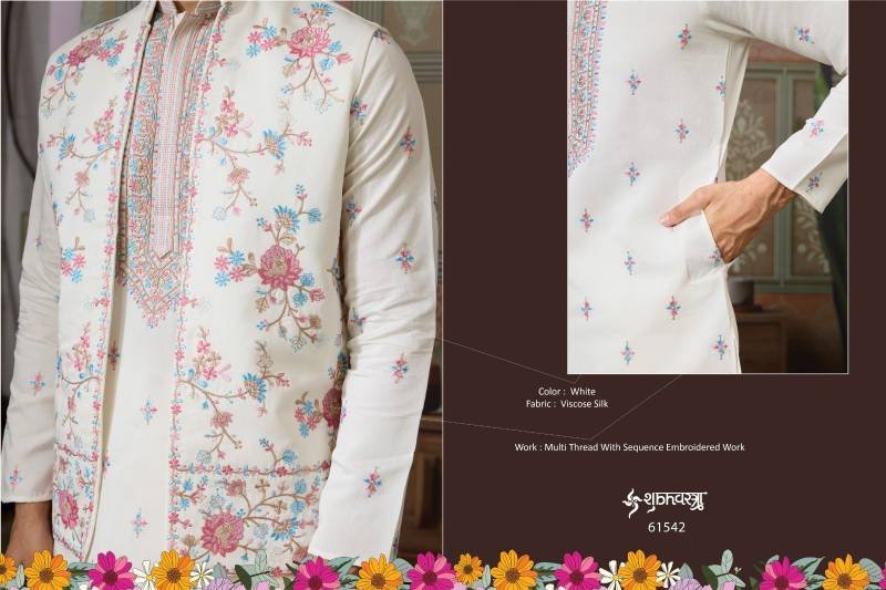 Beautiful Shubhvastra Golden Viraasat Festival Special Mens Wear Collection Wholesale 2026