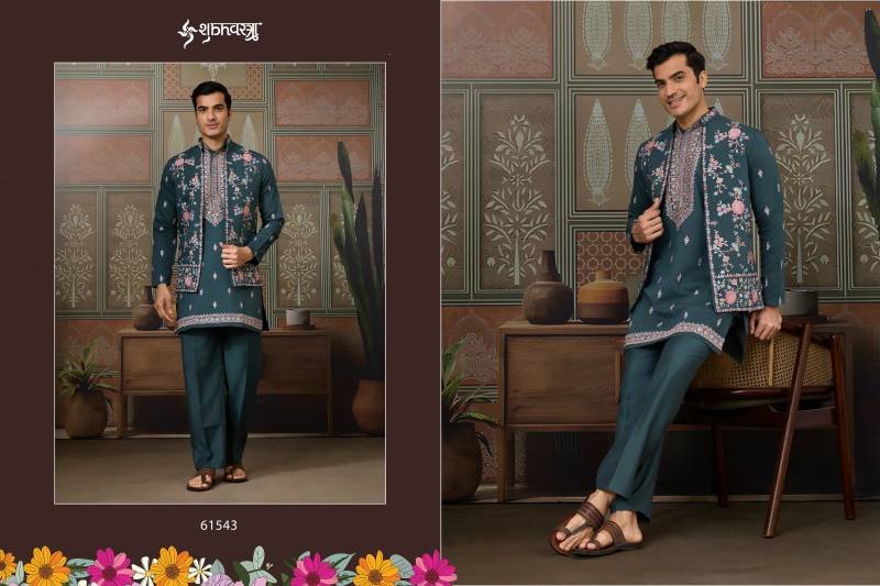 Beautiful Shubhvastra Golden Viraasat Festival Special Mens Wear Collection Wholesale 2026