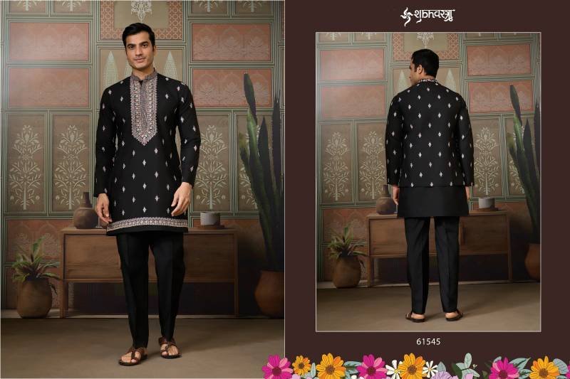 Beautiful Shubhvastra Golden Viraasat Festival Special Mens Wear Collection Wholesale 2026