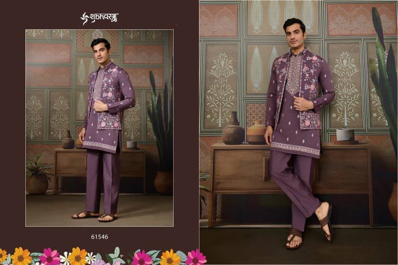 Beautiful Shubhvastra Golden Viraasat Festival Special Mens Wear Collection Wholesale 2026