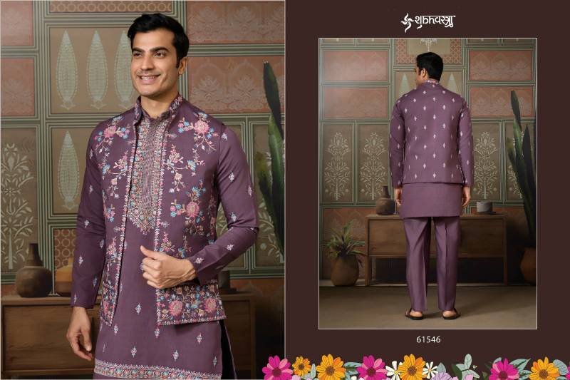 Beautiful Shubhvastra Golden Viraasat Festival Special Mens Wear Collection Wholesale 2026