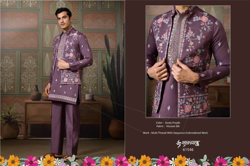 Beautiful Shubhvastra Golden Viraasat Festival Special Mens Wear Collection Wholesale 2026