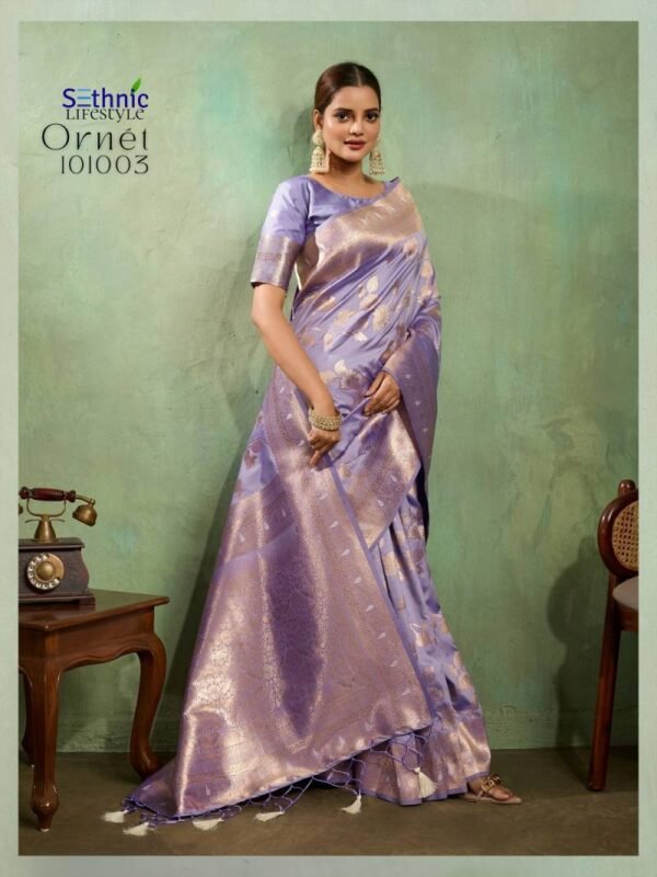 Launching Sethnic Ornet Festive Wear Banarasi Silk Saree Collection Wholesale 2026