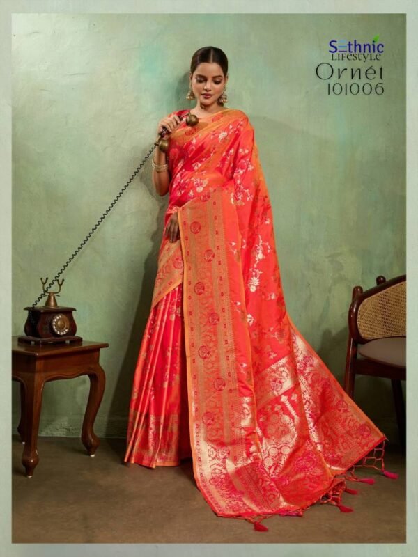 Launching Sethnic Ornet Festive Wear Banarasi Silk Saree Collection Wholesale 2026