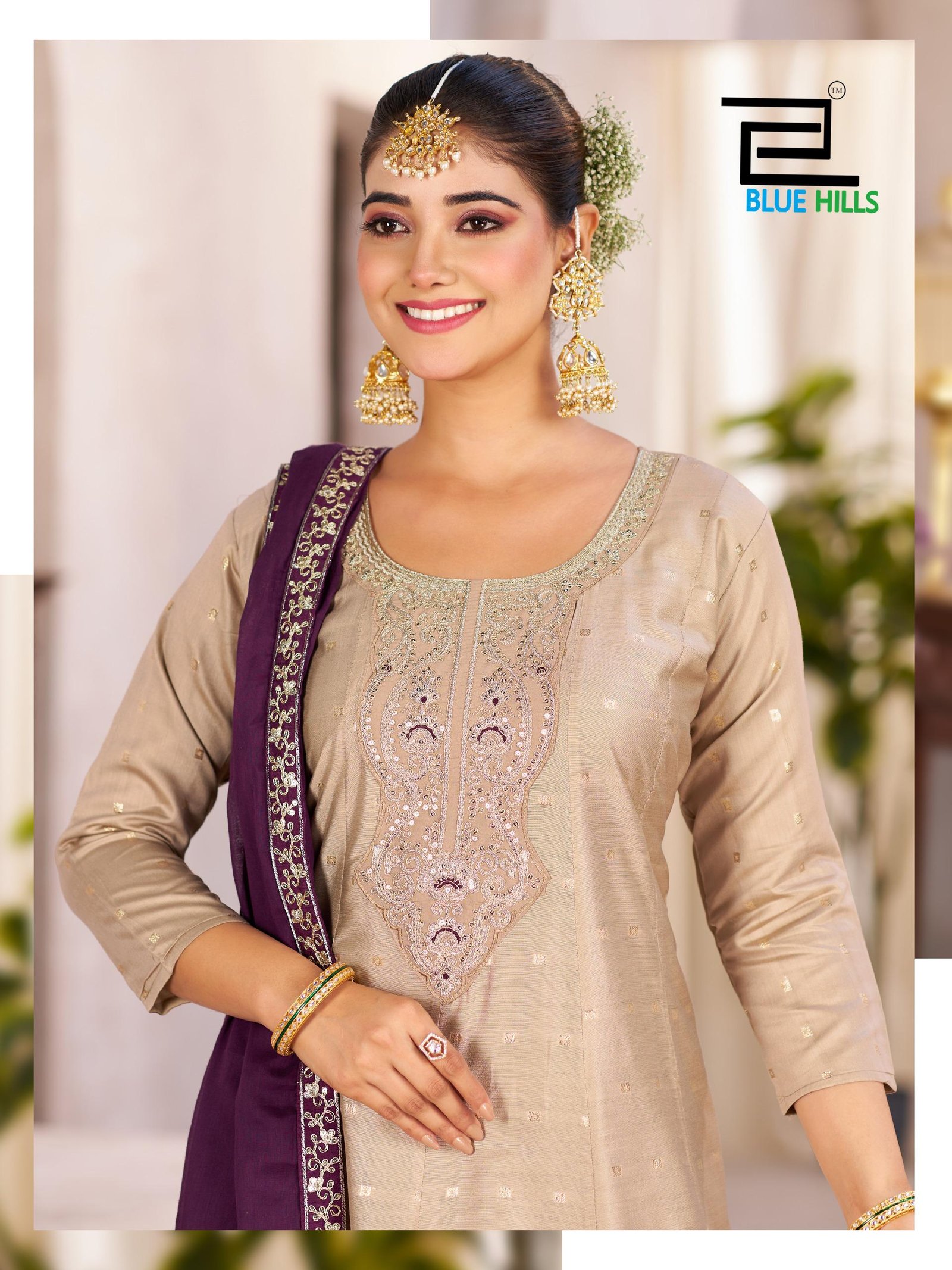 Blue Hills Sindoor Vol 3 Plus Size Kurti Bottom With Dupatta Wholesale