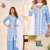 Beautiful Blue Hills Gourmet Rayon Thread Work Readymade Collection Wholesale 2026